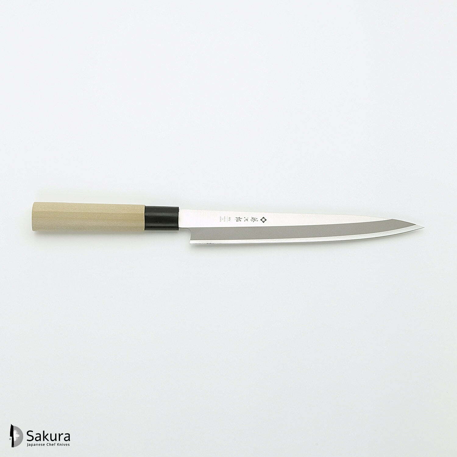 סכין חיתוך פילה דגים יָאנָאגִיבָּה 210מ״מ פלדת אל-חלד יפנית מוליבדנום ונדיום גימור מט מלוטש טוג׳ירו יפן ב cp