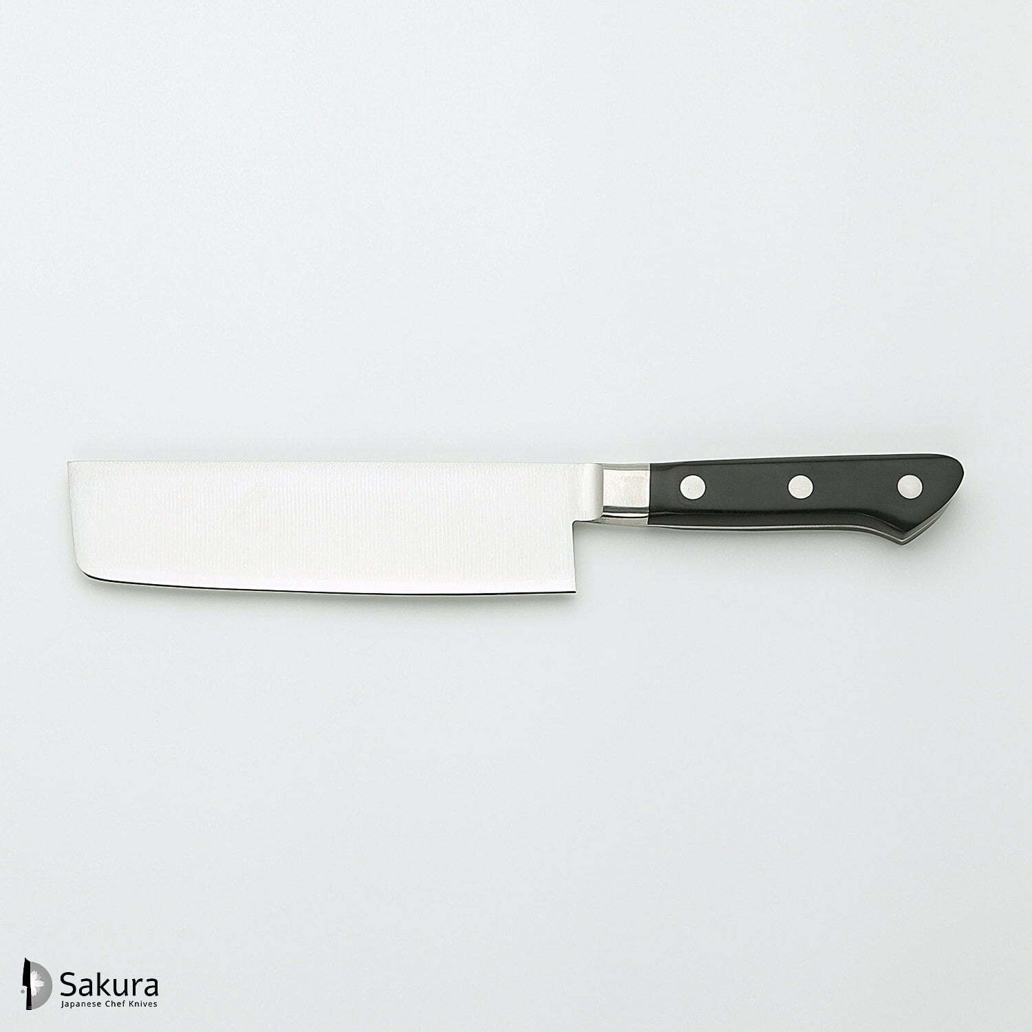 סכין ירקות נַקִירִי 165מ״מ מחוזקת 3 שכבות: פלדת פחמן יפנית VG-10 עטופה פלדת אל-חלד גימור מט מלוטש טוג׳ירו יפן