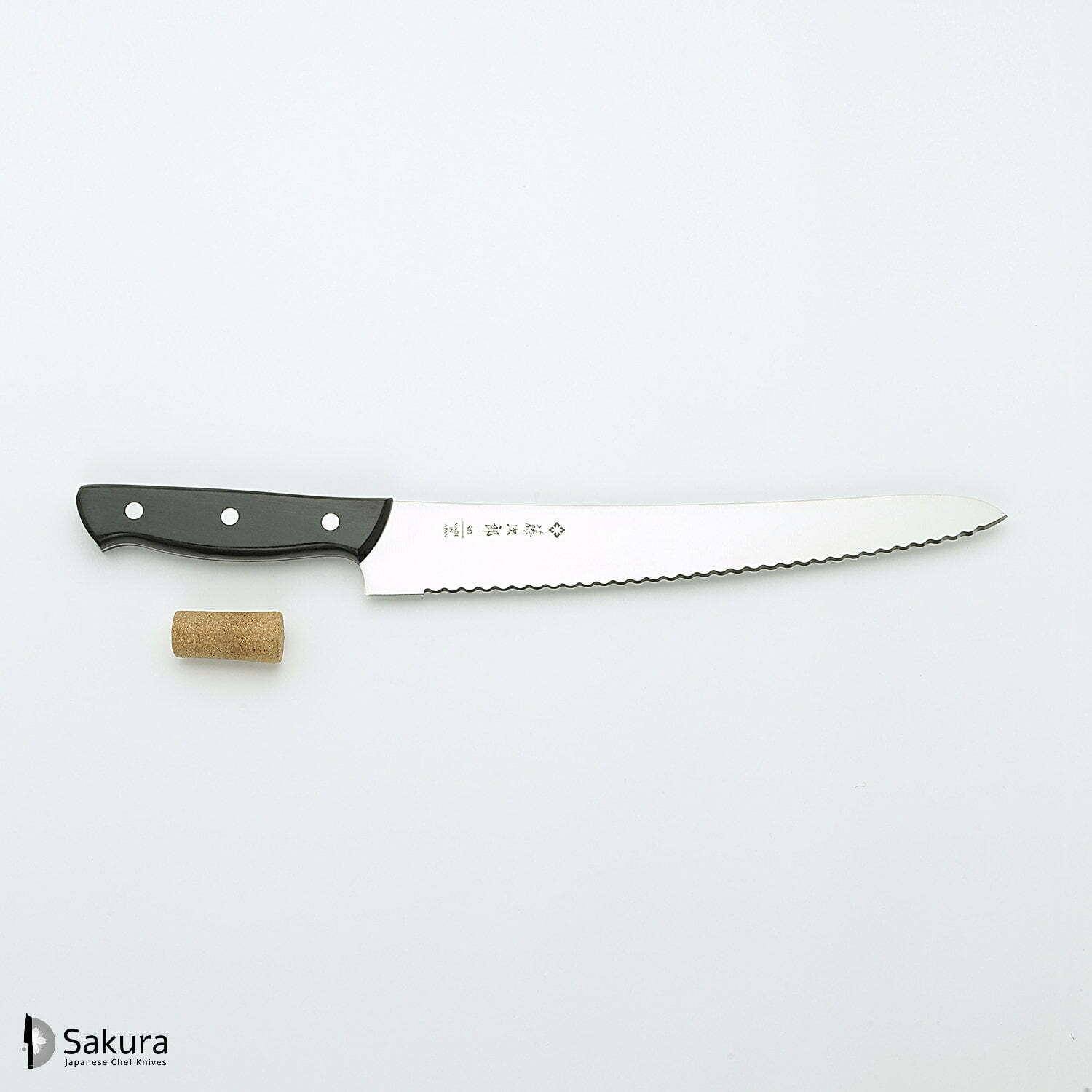 סכין לחם ומאפים פַנְקִירִי 270מ״מ פלדת אל-חלד יפנית מוליבדנום ונדיום גימור מט מלוטש טוג׳ירו יפן