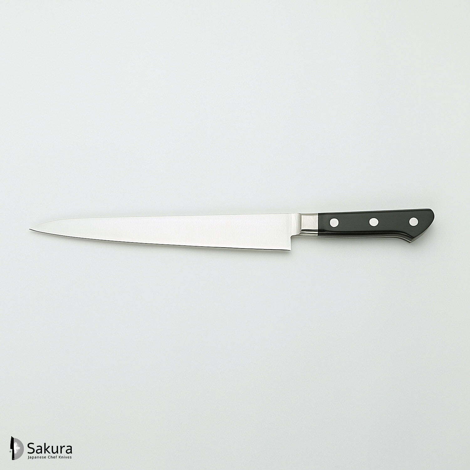 סכין חיתוך ופריסת בשר סוּגִּ’יהִיקִי 270מ״מ מחוזקת 3 שכבות: פלדת פחמן יפנית VG-10 עטופה פלדת אל-חלד גימור מט מלוטש טוג׳ירו יפן (SKTOJIF-80611)