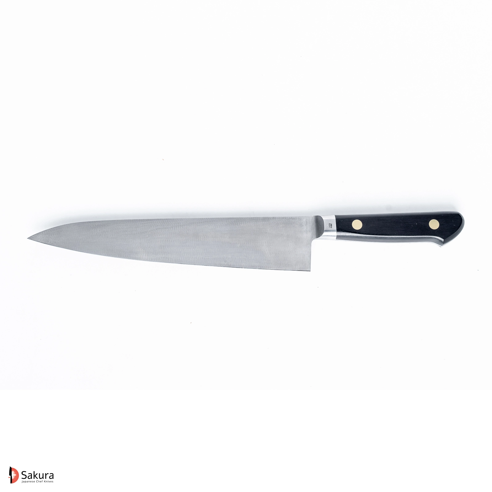 סכין שף רב תכליתית גִּיוּטוֹ 210מ״מ פלדת EU Carbon גימור מט מלוטש מיסונו יפן מק״ט SKMISMSO112F2349