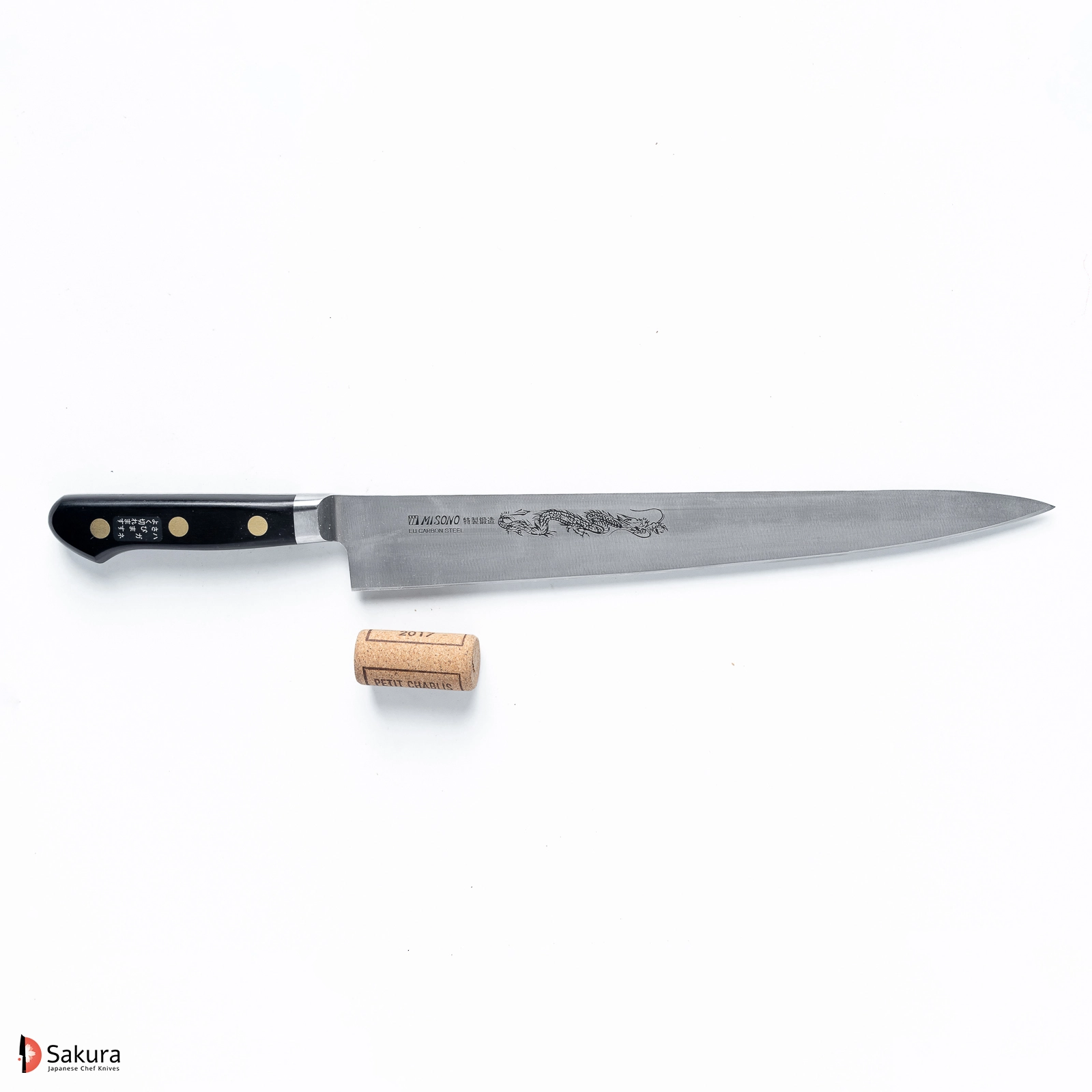 סכין פריסת בשר/דגים סוּגִּ’יהִיקִי 270מ״מ פלדת EU Carbon גימור מט מלוטש מיסונו יפן מק״ט SKMISMSO122D2349