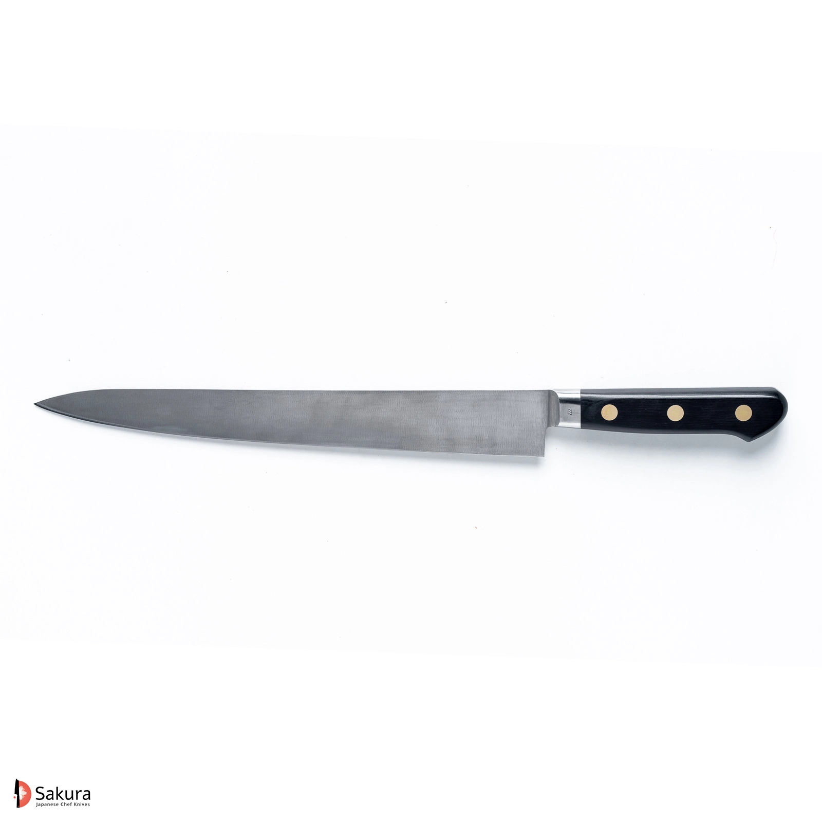 סכין פריסת בשר/דגים סוּגִּ’יהִיקִי 300מ״מ פלדת EU Carbon גימור מט מלוטש מיסונו יפן מק״ט SKMISMSO123D2349