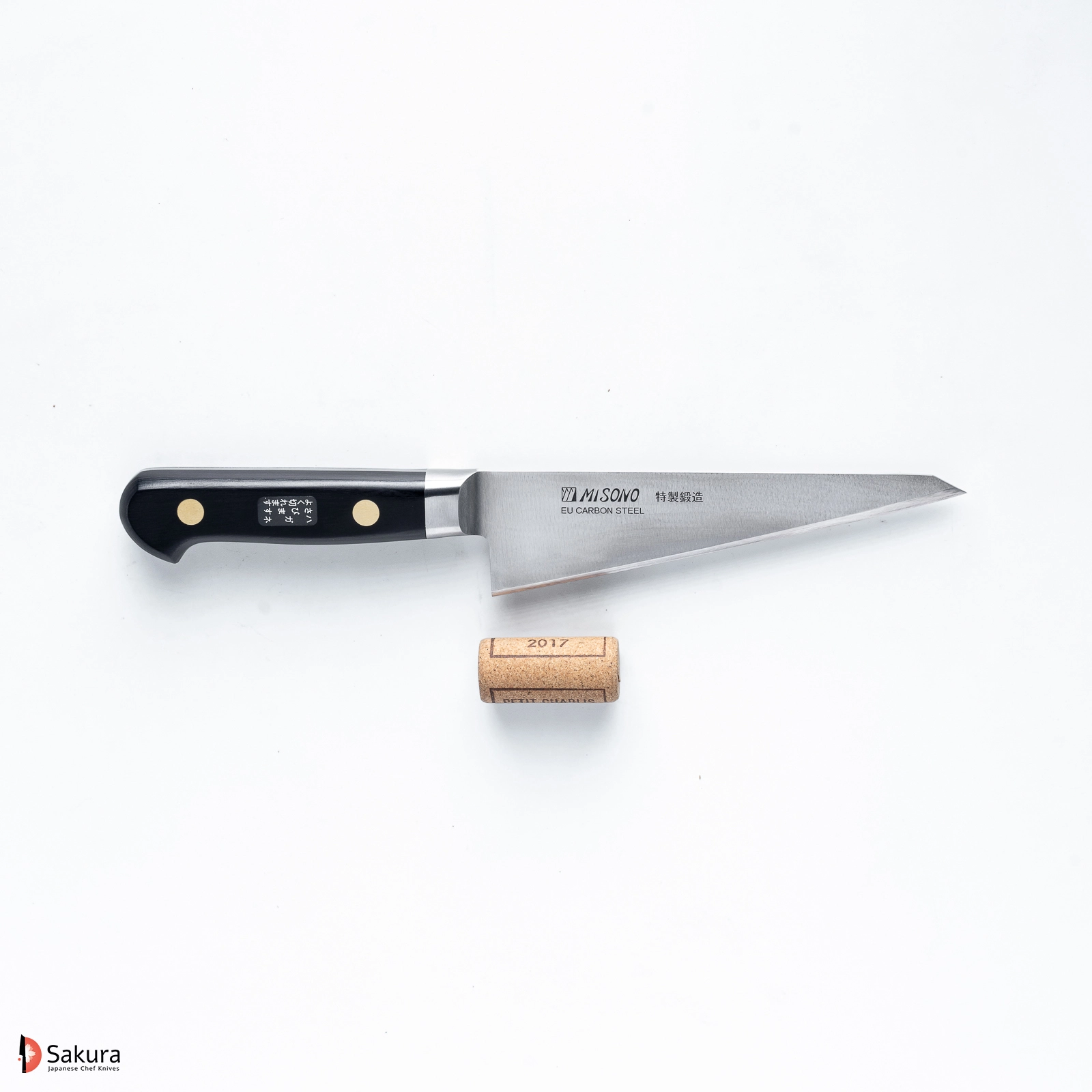 סכין פירוק בשר/עופות הוֹנְייסוּקִי קאקו 165מ״מ פלדת EU Carbon גימור מט מלוטש מיסונו יפן מק״ט SKMISMSO1452349