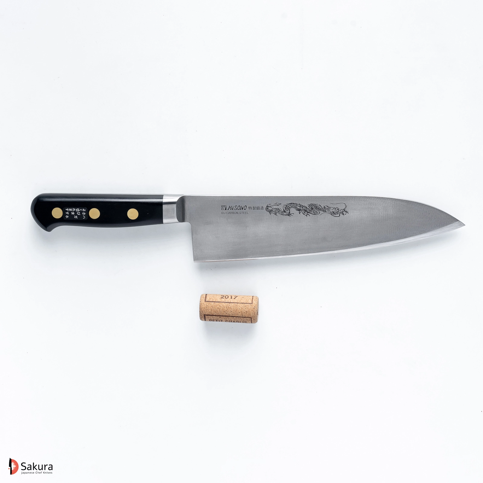 סכין פילוט דגים דֶּבָּה 210מ״מ פלדת EU Carbon גימור מט מלוטש מיסונו יפן מק״ט SKMISMSO151D2349
