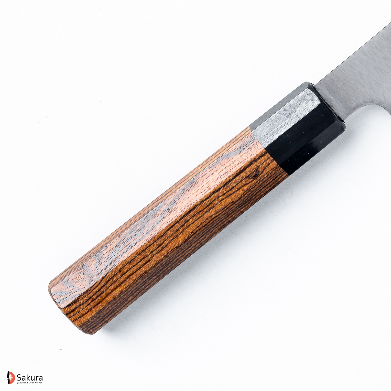סכין שף רב תכליתית קִּירִיצוּקֶה גִּיוּטוֹ 240 מ״מ פלדת SG2 גימור מט מלוטש ידית יפנית מסורתית מתומנת עץ Bocote סוקנארי יפן מק״ט SKSUKESUK1240S32374