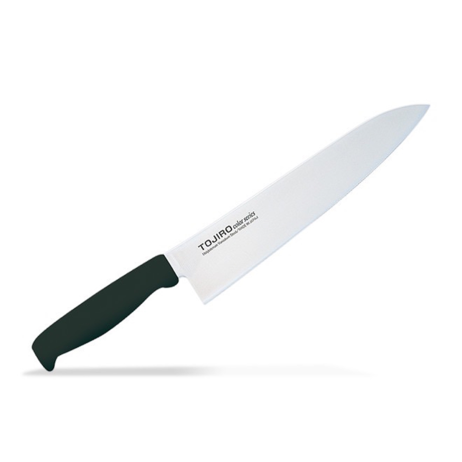 סכין שף רב-תכליתית גיוטו 240מ״מ פלדת מוליבדניום ונדיום גימור מט מלוטש ידית אלסטומר טוג׳ירו יפן [SKTOJIF-257BK1124]