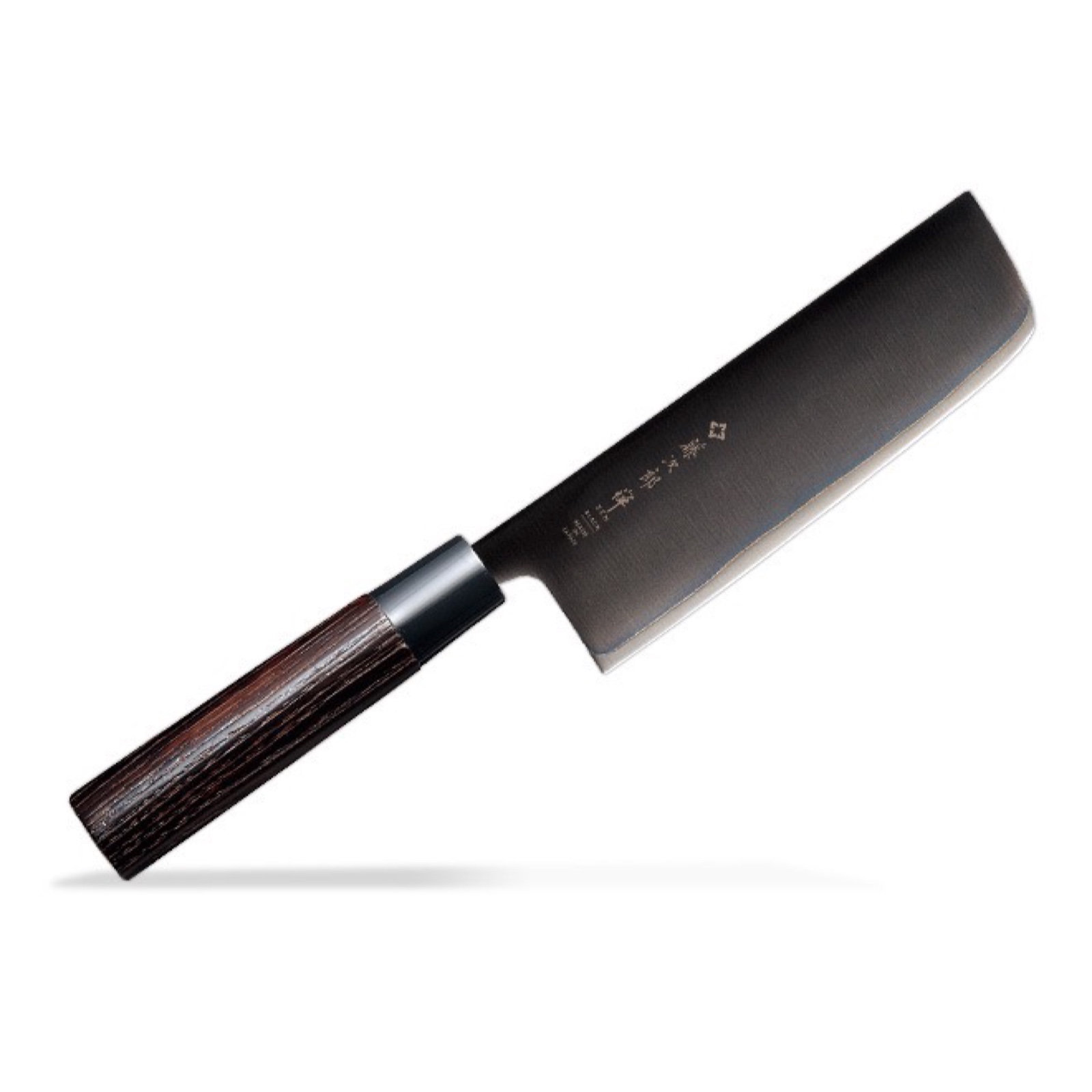 סכין ירקות נקירי 165מ״מ פלדת VG-10 גימור מושחר ידית עץ ערמון מסורתית טוג׳ירו יפן [SKTOJIFD-15681124]