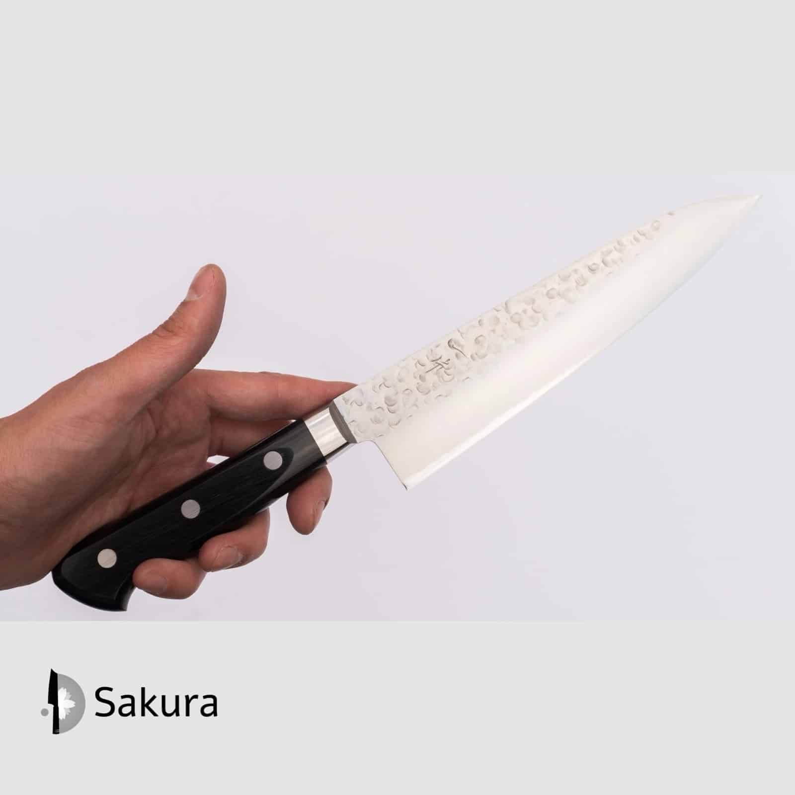 סכין שף גיוטו 180מ״מ V10-Special ידית מערבית היטוהירה יפן