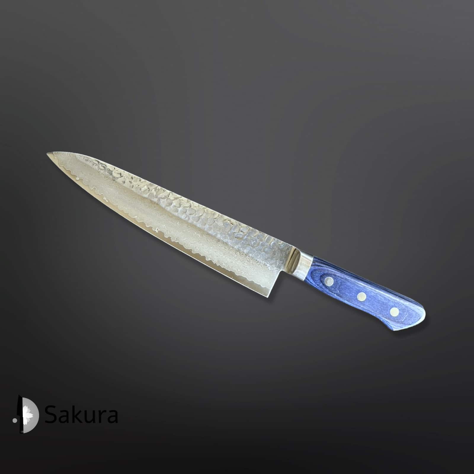 סכין שף גיוטו 210מ״מ VG-10 ידית מערבית סאקאיי טקיוקי יפן