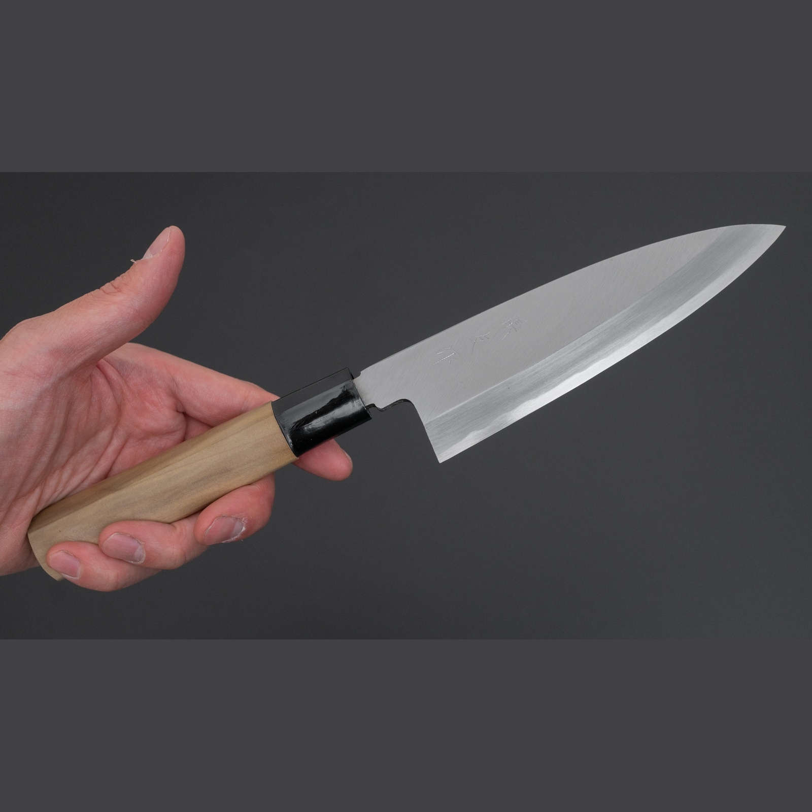 סכין פילוט פונאיוקי 150מ״מ Shirogami #3 ידית עץ צפצפה היטוהירה יפן