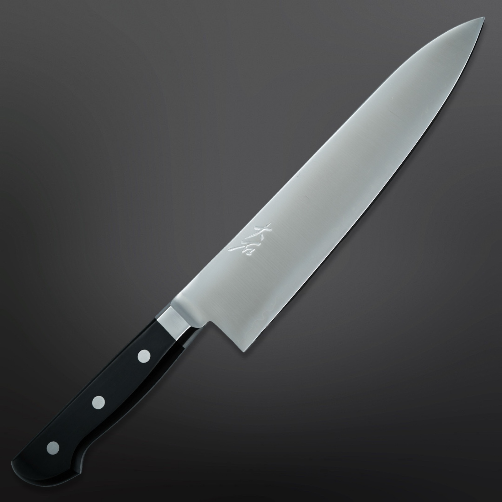 סכין שף גיוטו 210 מ״מ VG-5 גימור מבריק ידית מערבית אוהישי יפן
