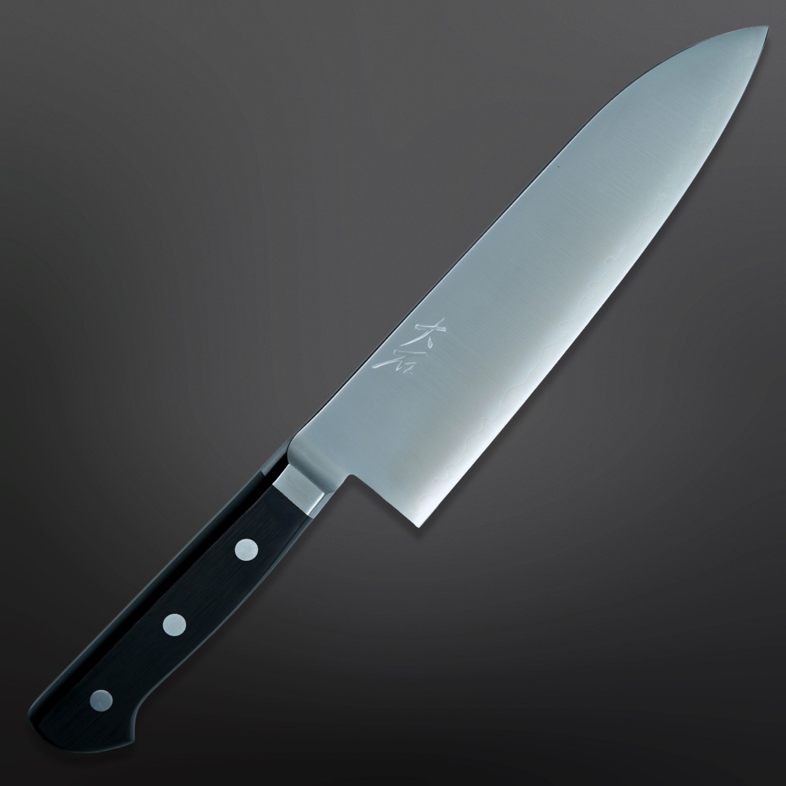 סכין סנטוקו 180 מ״מ VG-5 גימור מבריק ידית מערבית אוהישי יפן
