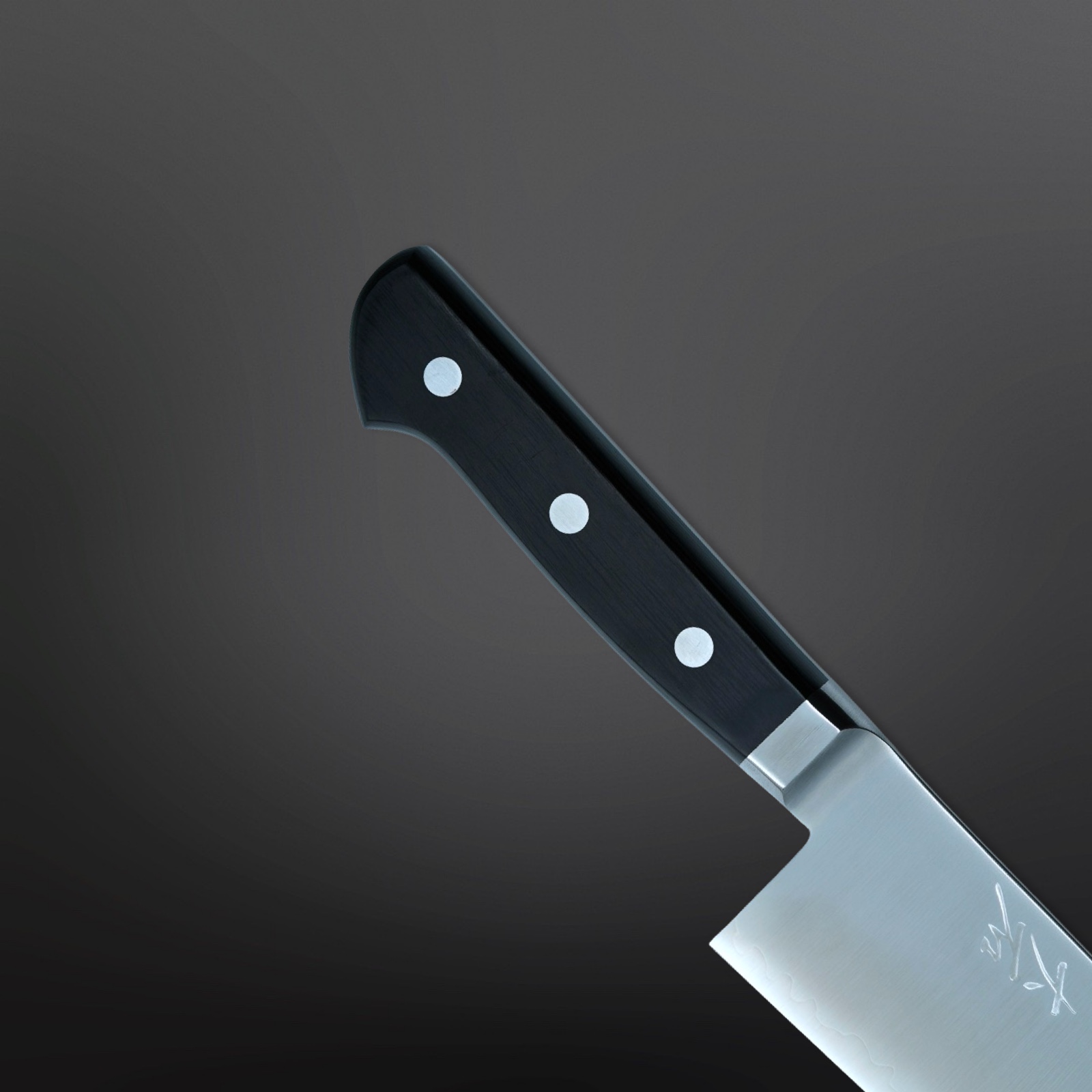 סכין סנטוקו 180 מ״מ VG-5 גימור מבריק ידית מערבית אוהישי יפן