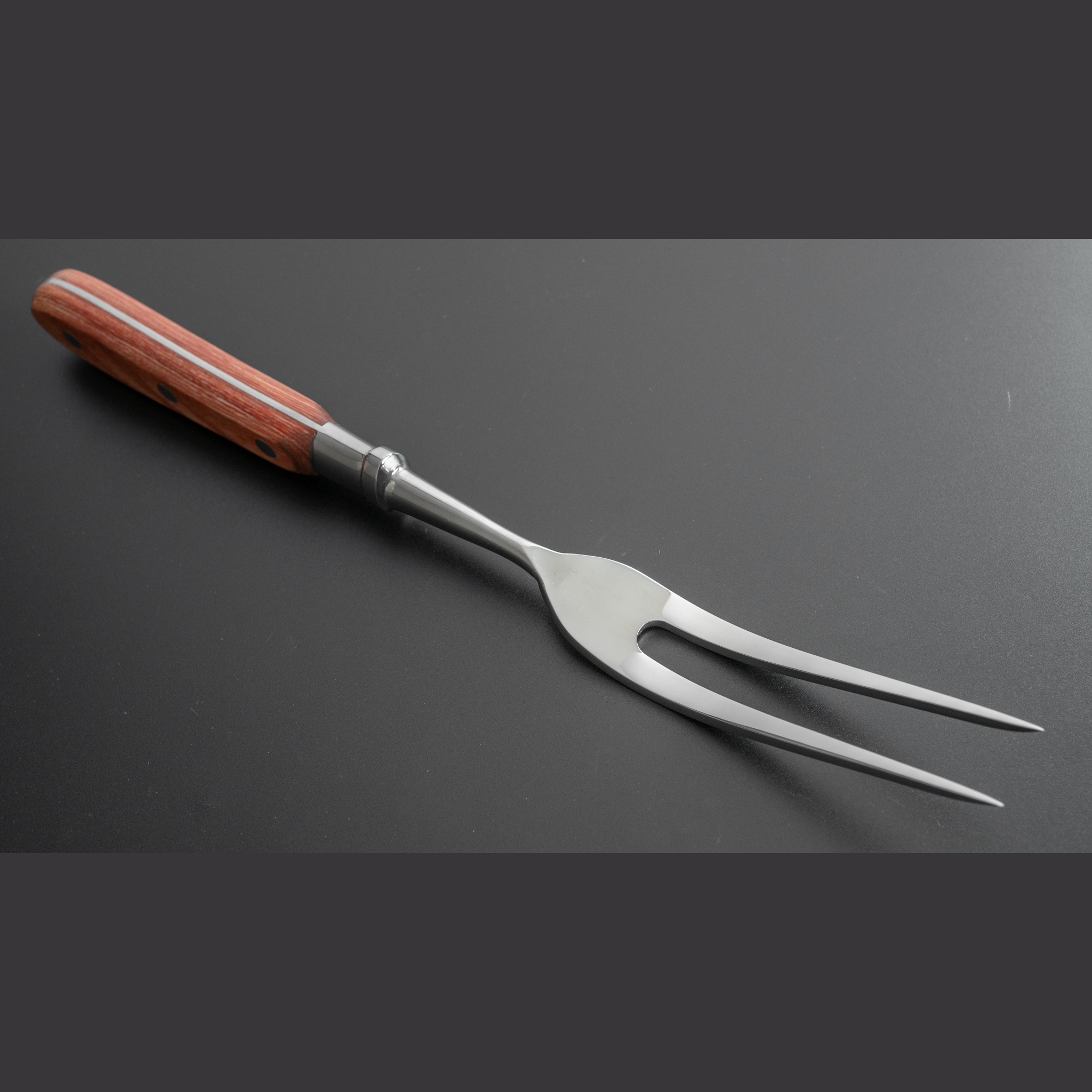 מזלג עזר גדול לפריסת בשר 280 מ״מ אל-חלד – ידית פקווד Hitohira יפן